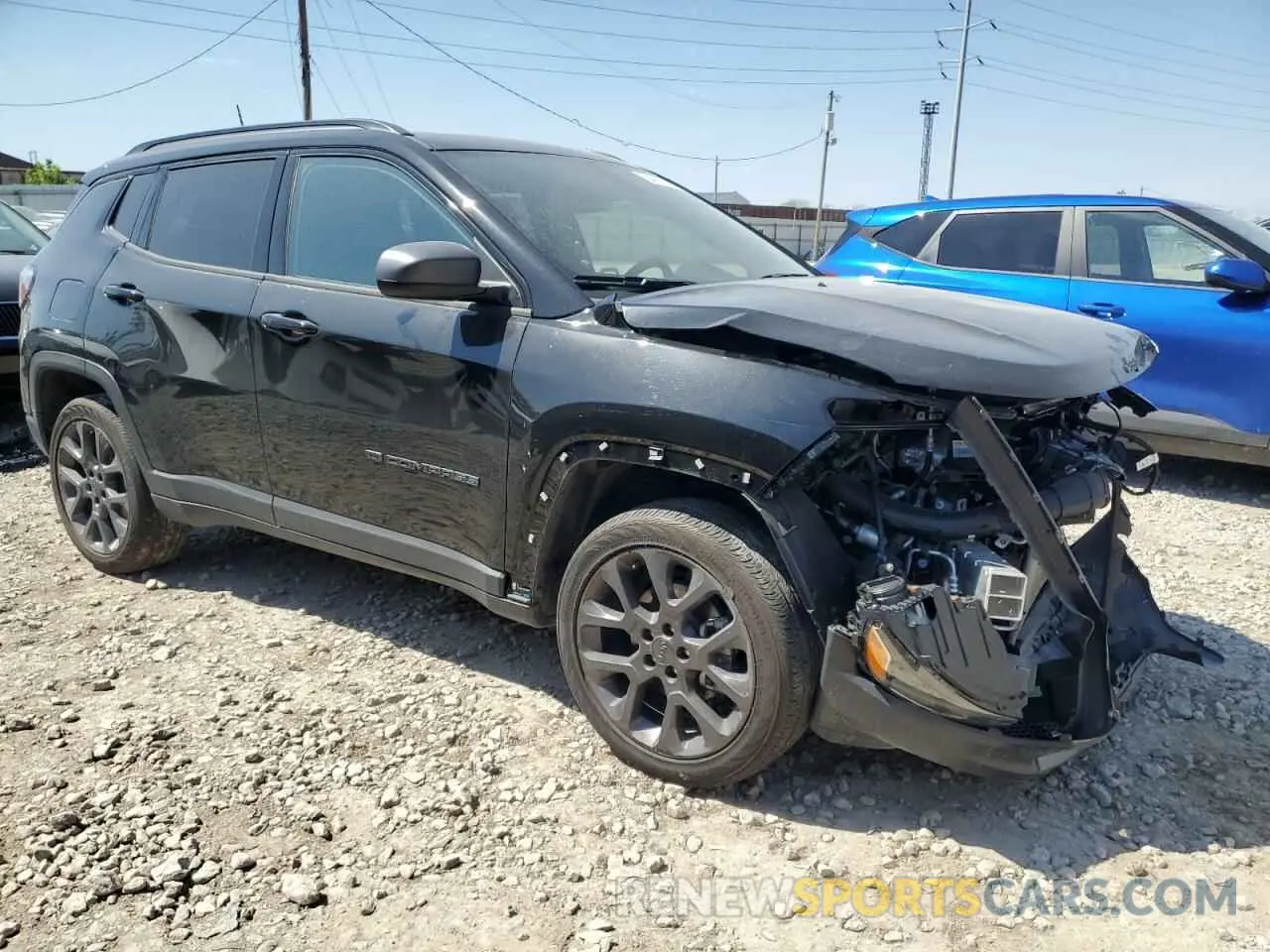4 Photograph of a damaged car 3C4NJDEB1MT513691 JEEP COMPASS 2021