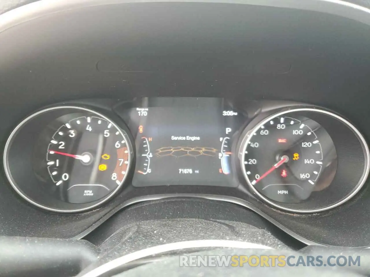 9 Photograph of a damaged car 3C4NJDEB1MT601852 JEEP COMPASS 2021