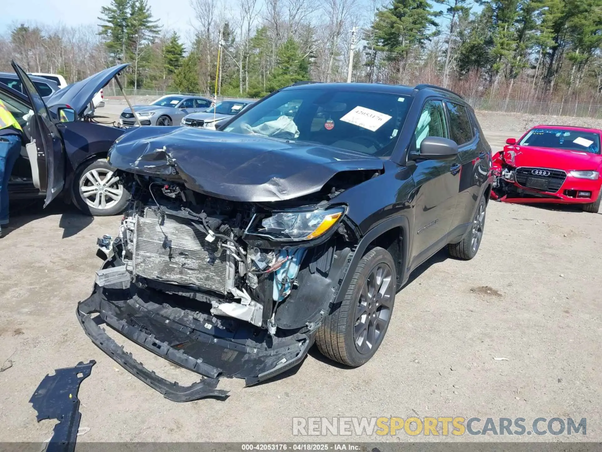 12 Photograph of a damaged car 3C4NJDEB1MT603763 JEEP COMPASS 2021