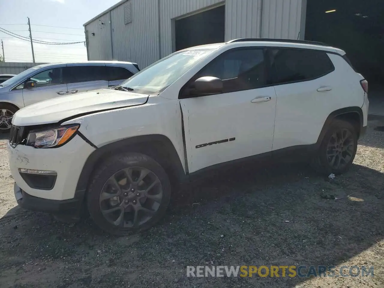 1 Photograph of a damaged car 3C4NJDEB2MT549602 JEEP COMPASS 2021