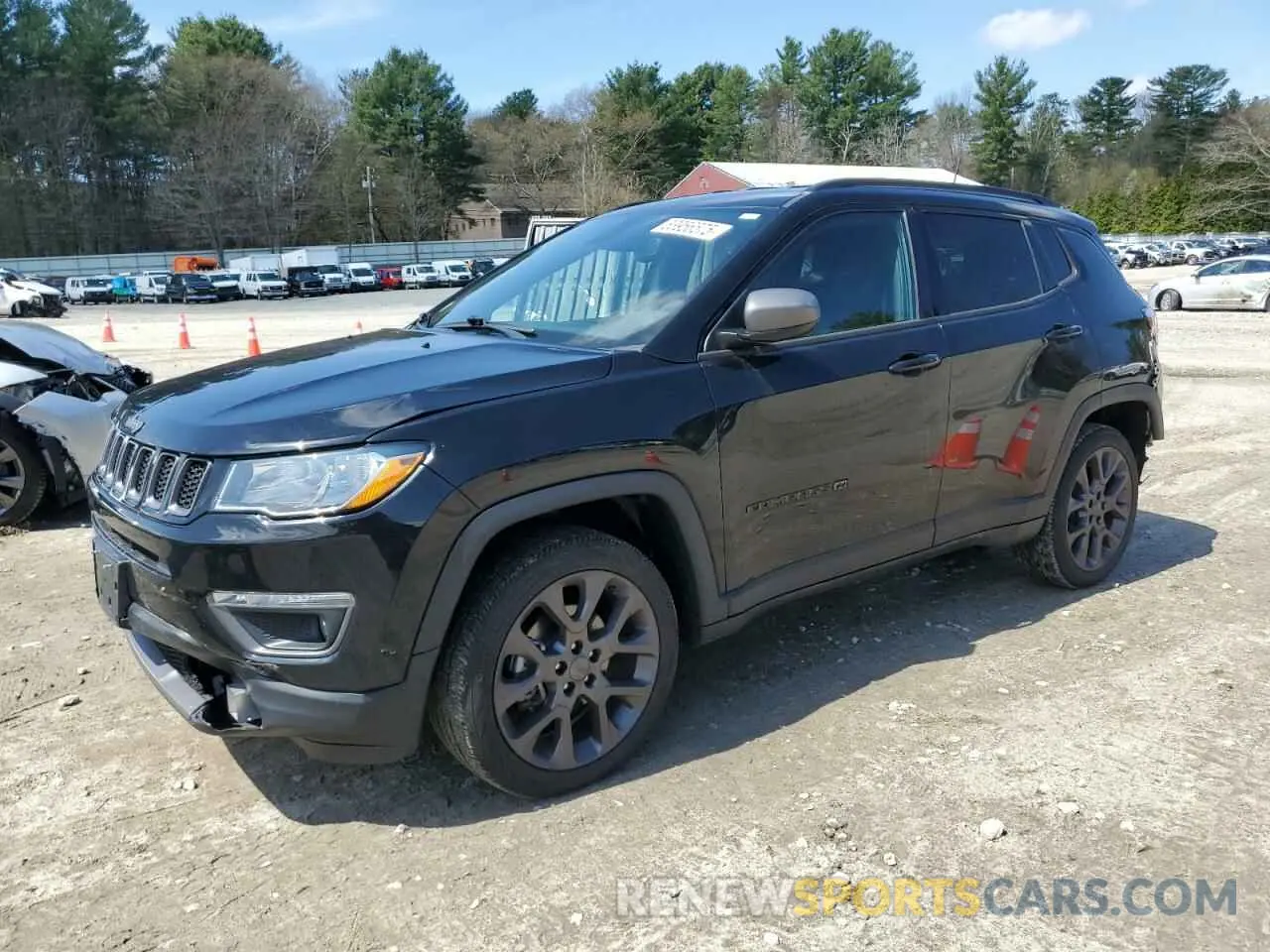 1 Photograph of a damaged car 3C4NJDEB2MT570661 JEEP COMPASS 2021
