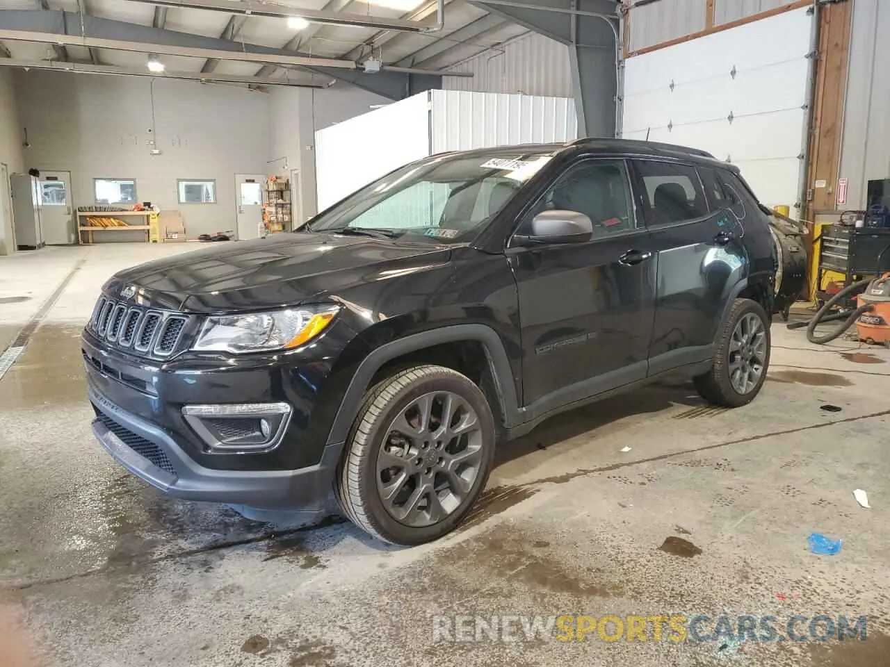 1 Photograph of a damaged car 3C4NJDEB3MT535708 JEEP COMPASS 2021
