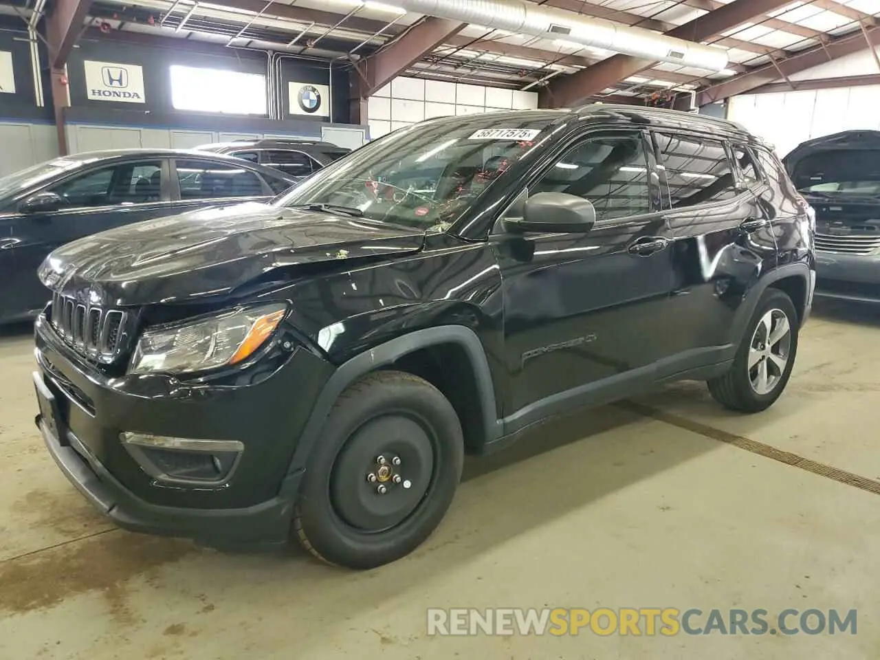 1 Photograph of a damaged car 3C4NJDEB3MT546501 JEEP COMPASS 2021