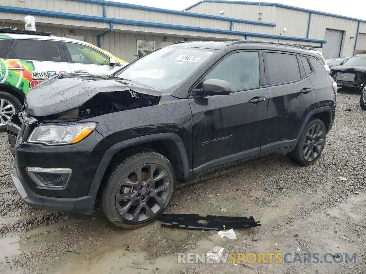 1 Photograph of a damaged car 3C4NJDEB3MT595097 JEEP COMPASS 2021