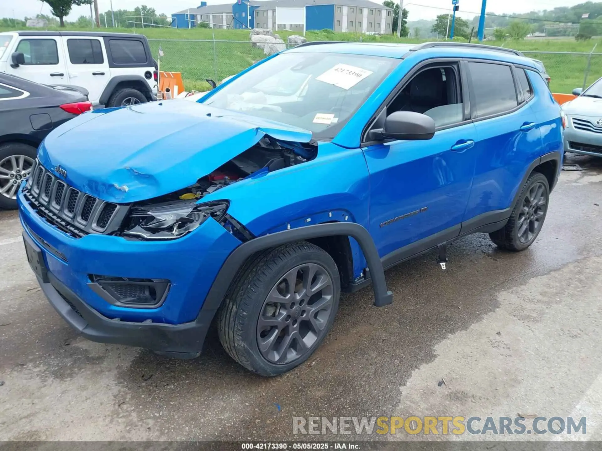 2 Photograph of a damaged car 3C4NJDEB4MT519257 JEEP COMPASS 2021