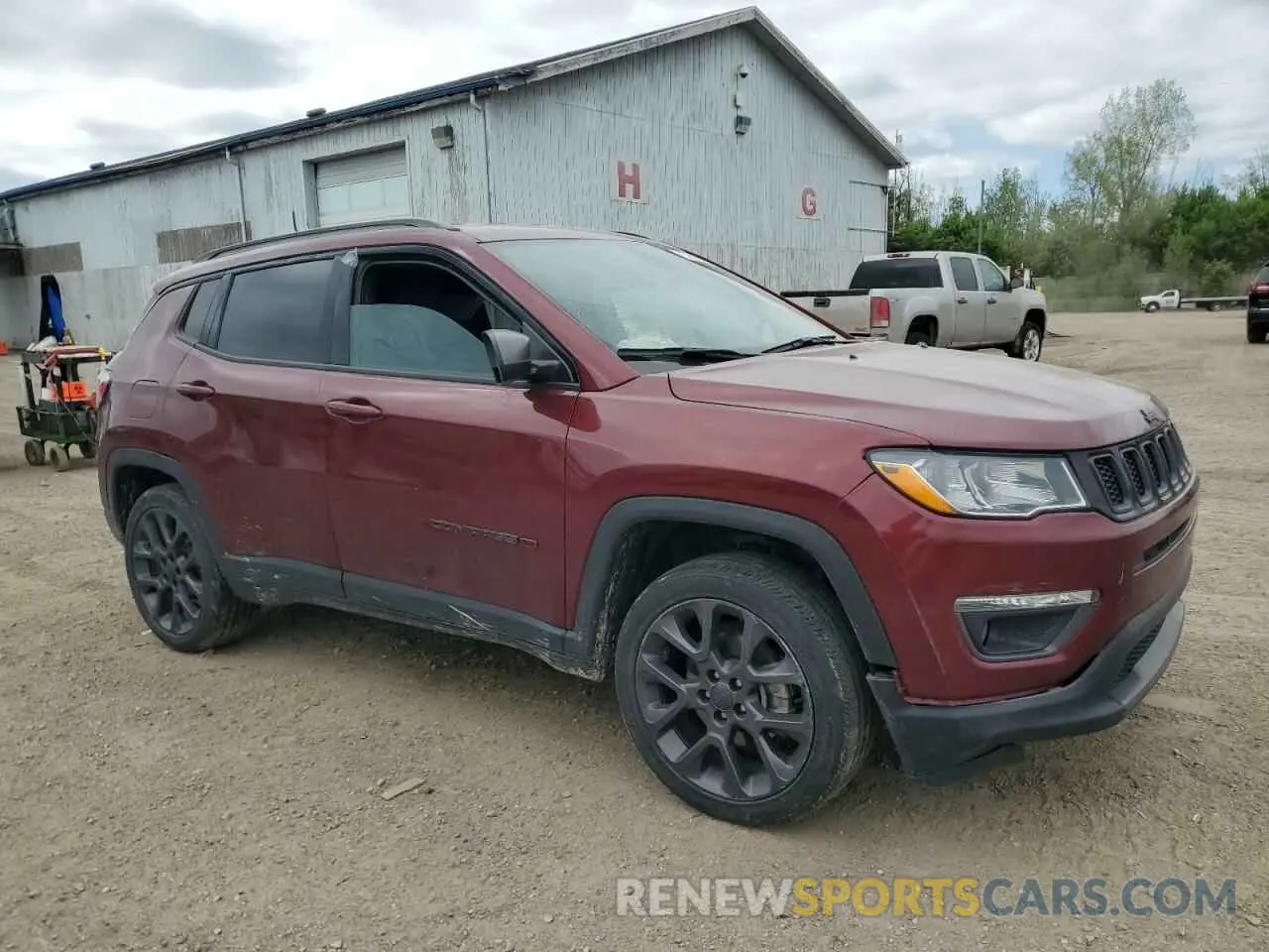 4 Photograph of a damaged car 3C4NJDEB4MT529044 JEEP COMPASS 2021
