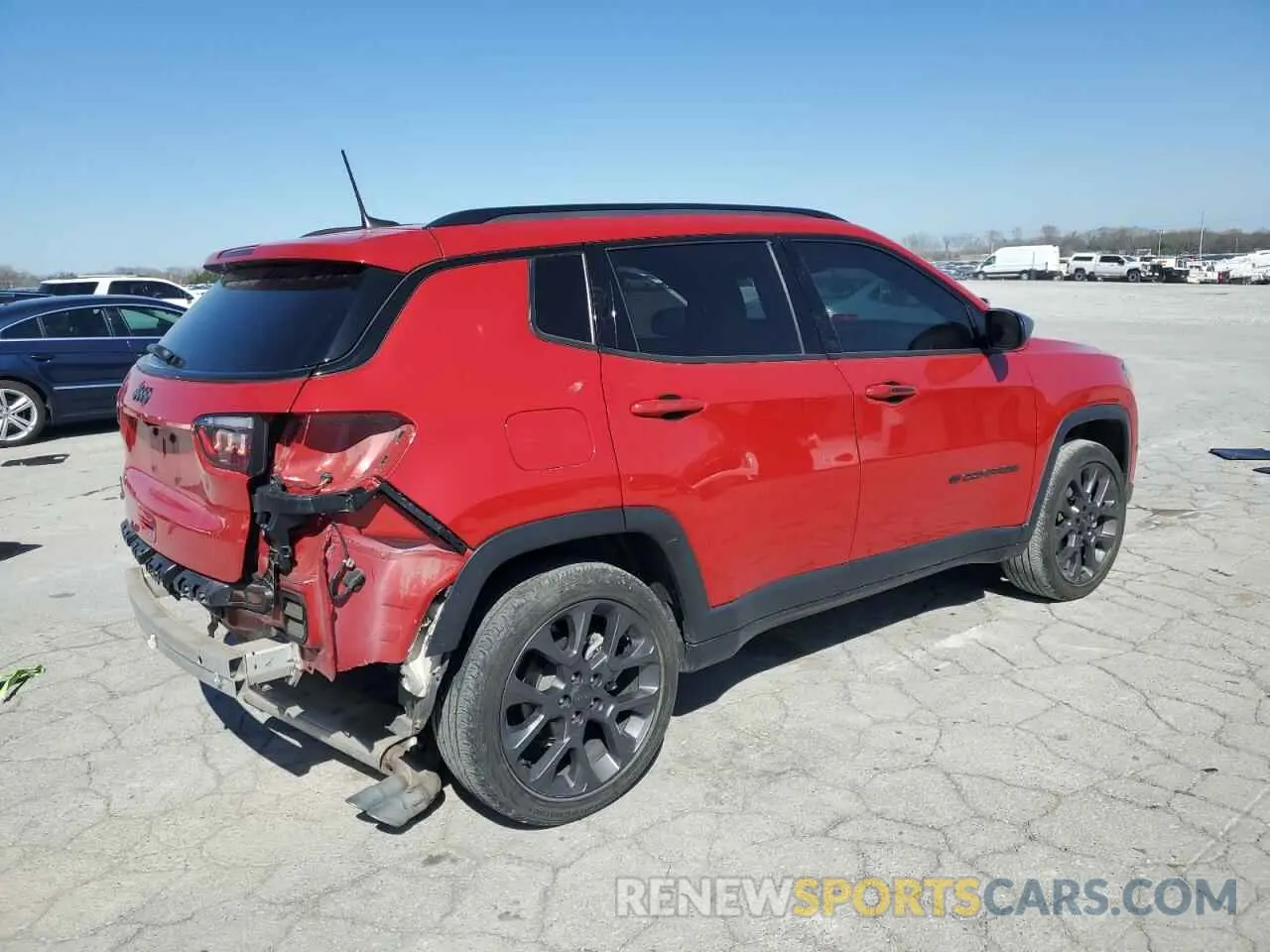 3 Photograph of a damaged car 3C4NJDEB4MT565784 JEEP COMPASS 2021