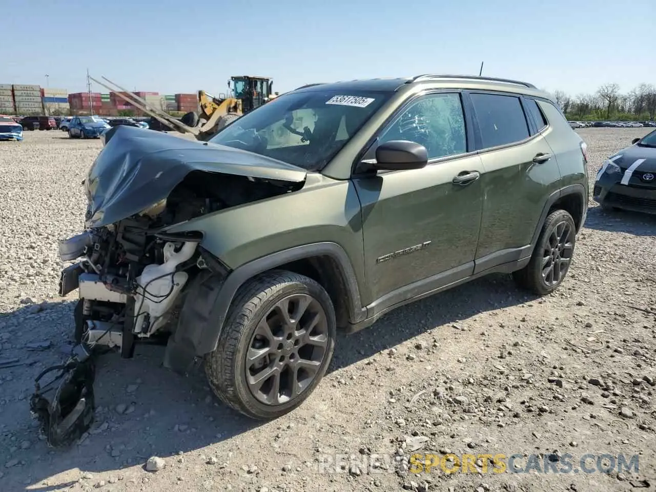 1 Photograph of a damaged car 3C4NJDEB4MT579328 JEEP COMPASS 2021