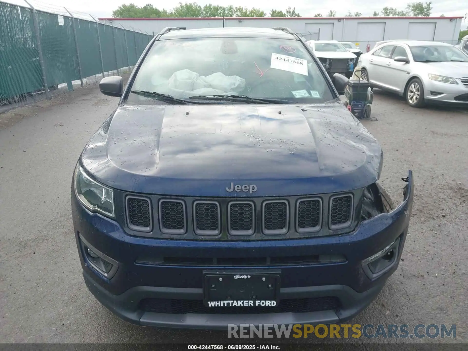 12 Photograph of a damaged car 3C4NJDEB5MT520949 JEEP COMPASS 2021