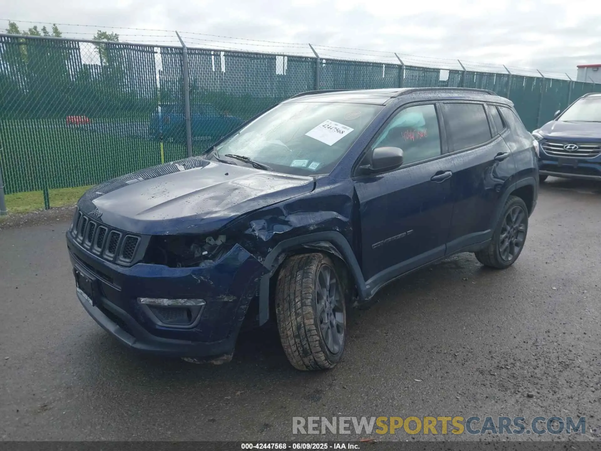 2 Photograph of a damaged car 3C4NJDEB5MT520949 JEEP COMPASS 2021