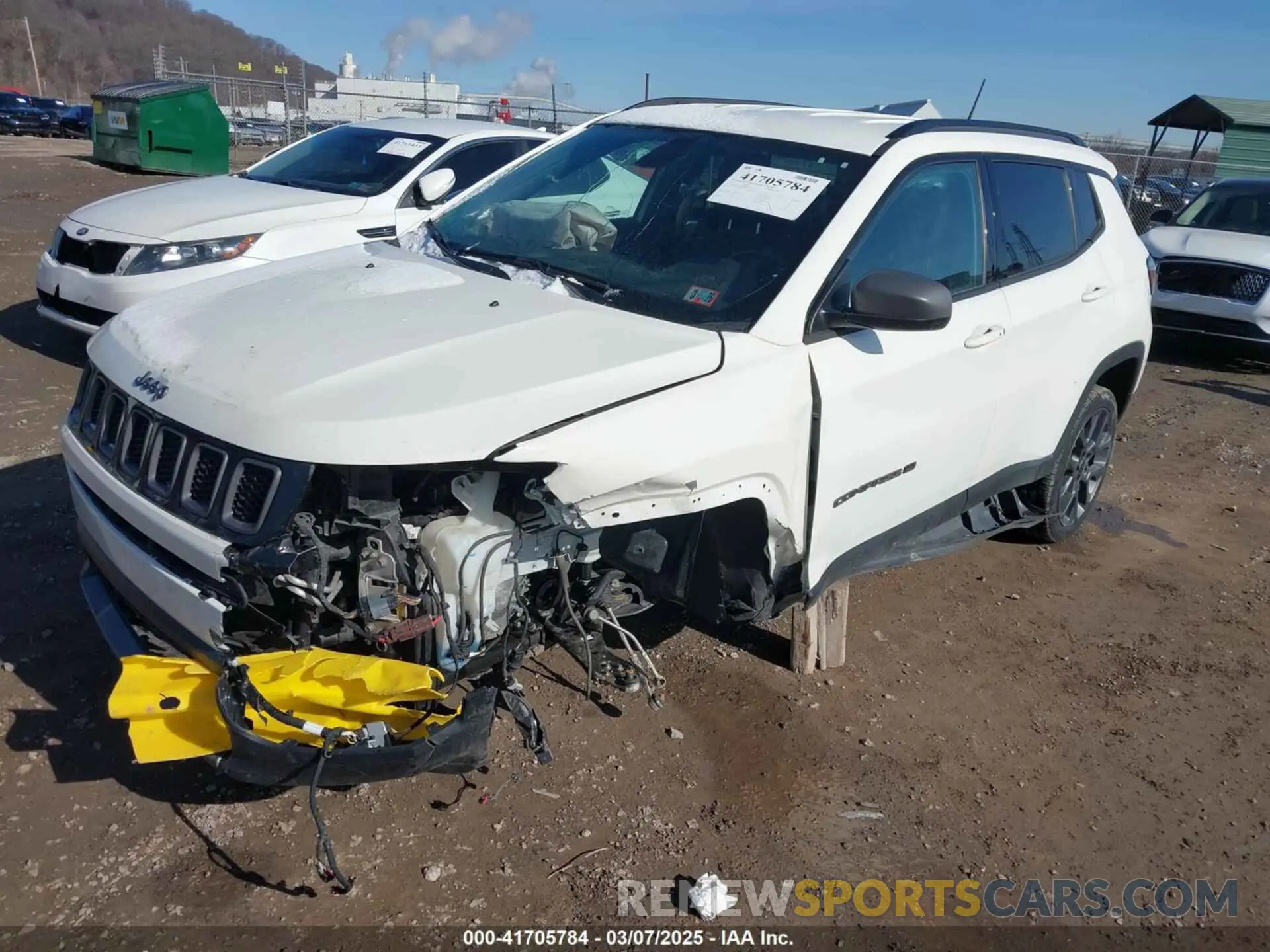 2 Photograph of a damaged car 3C4NJDEB5MT584554 JEEP COMPASS 2021