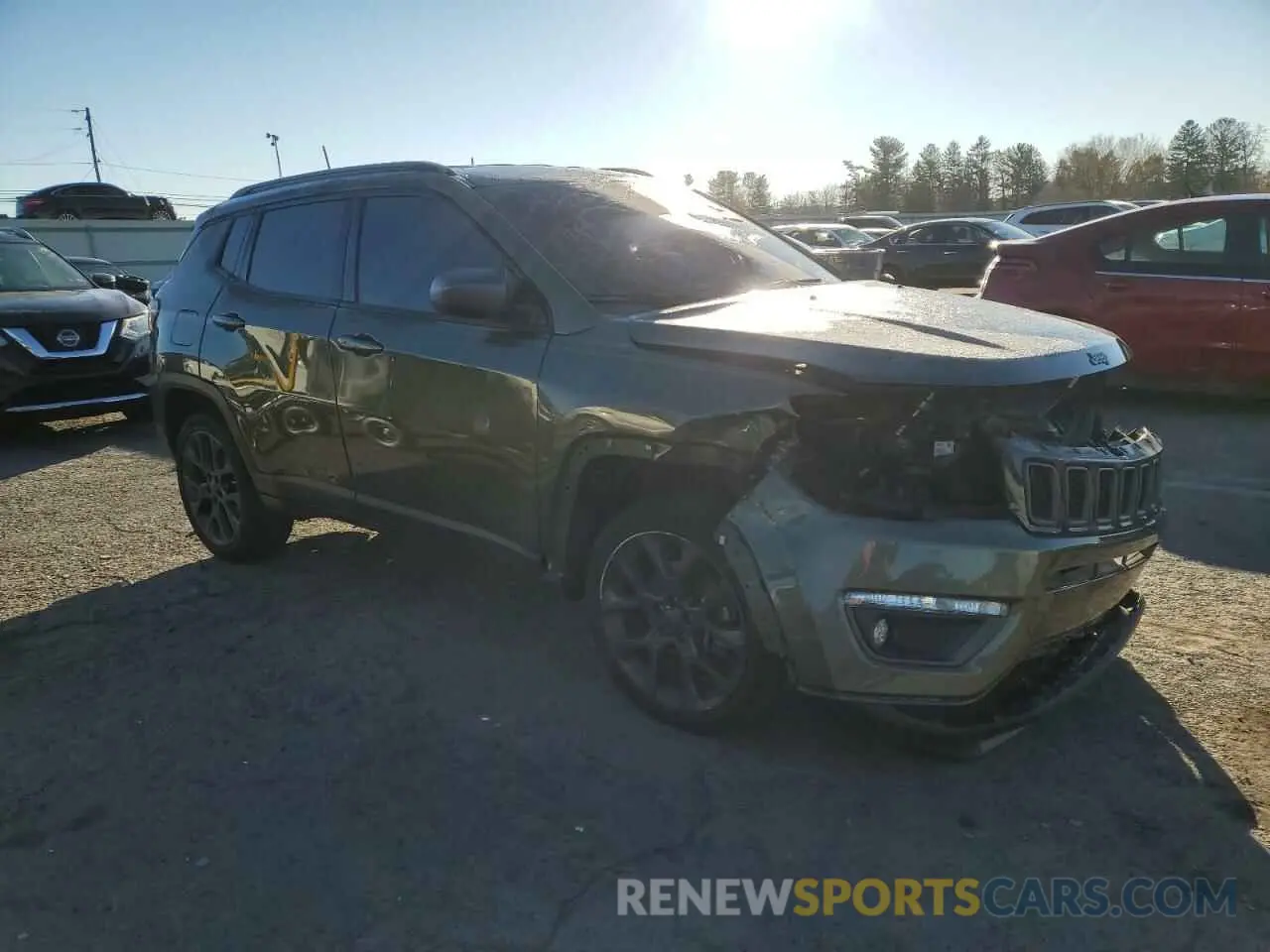 4 Photograph of a damaged car 3C4NJDEB6MT554656 JEEP COMPASS 2021