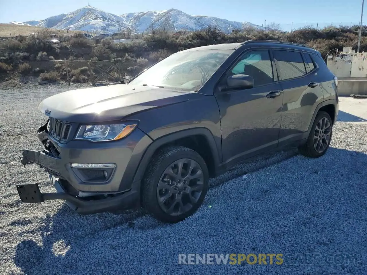 1 Photograph of a damaged car 3C4NJDEB6MT601295 JEEP COMPASS 2021
