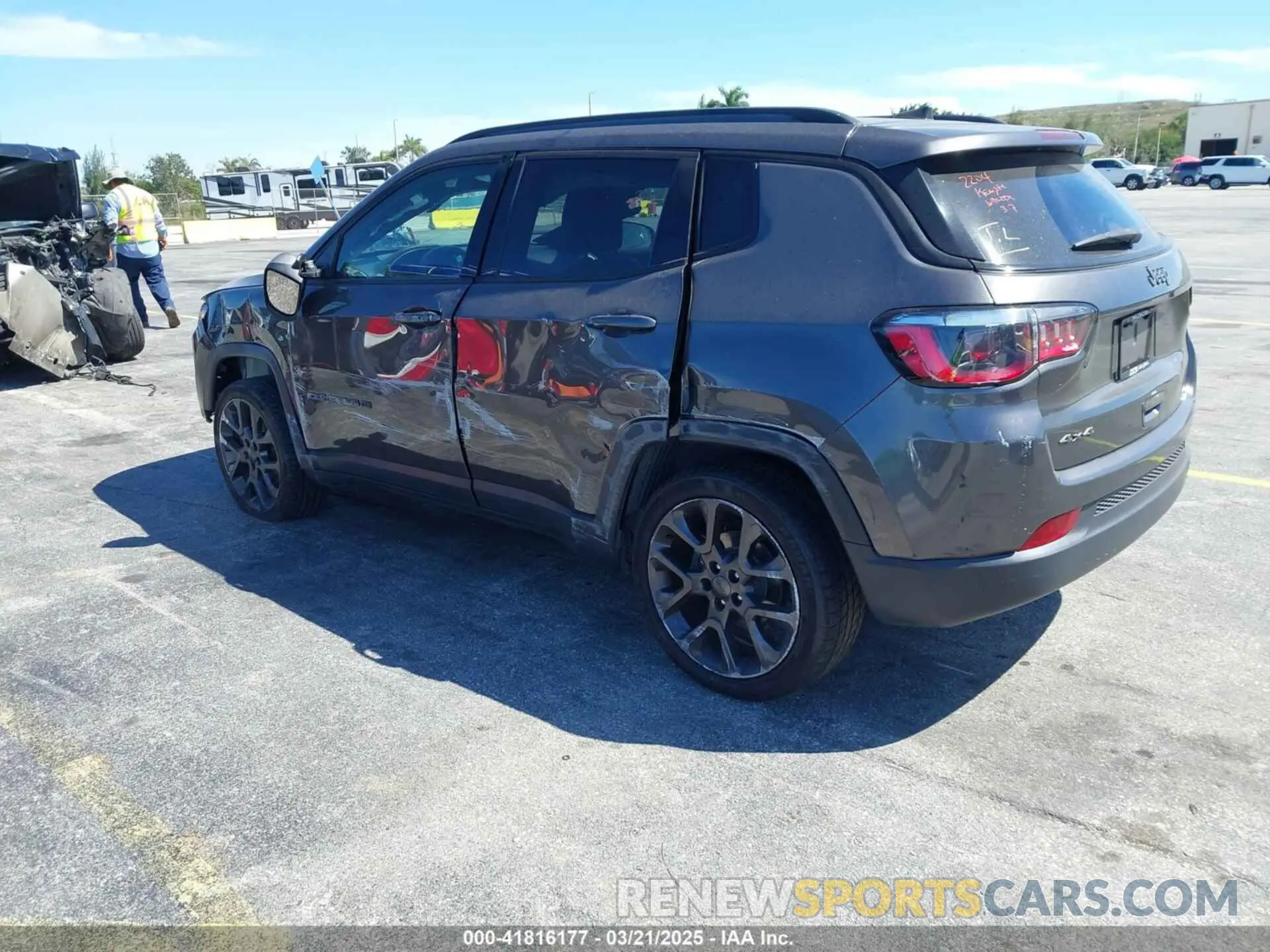 3 Photograph of a damaged car 3C4NJDEB8MT526129 JEEP COMPASS 2021