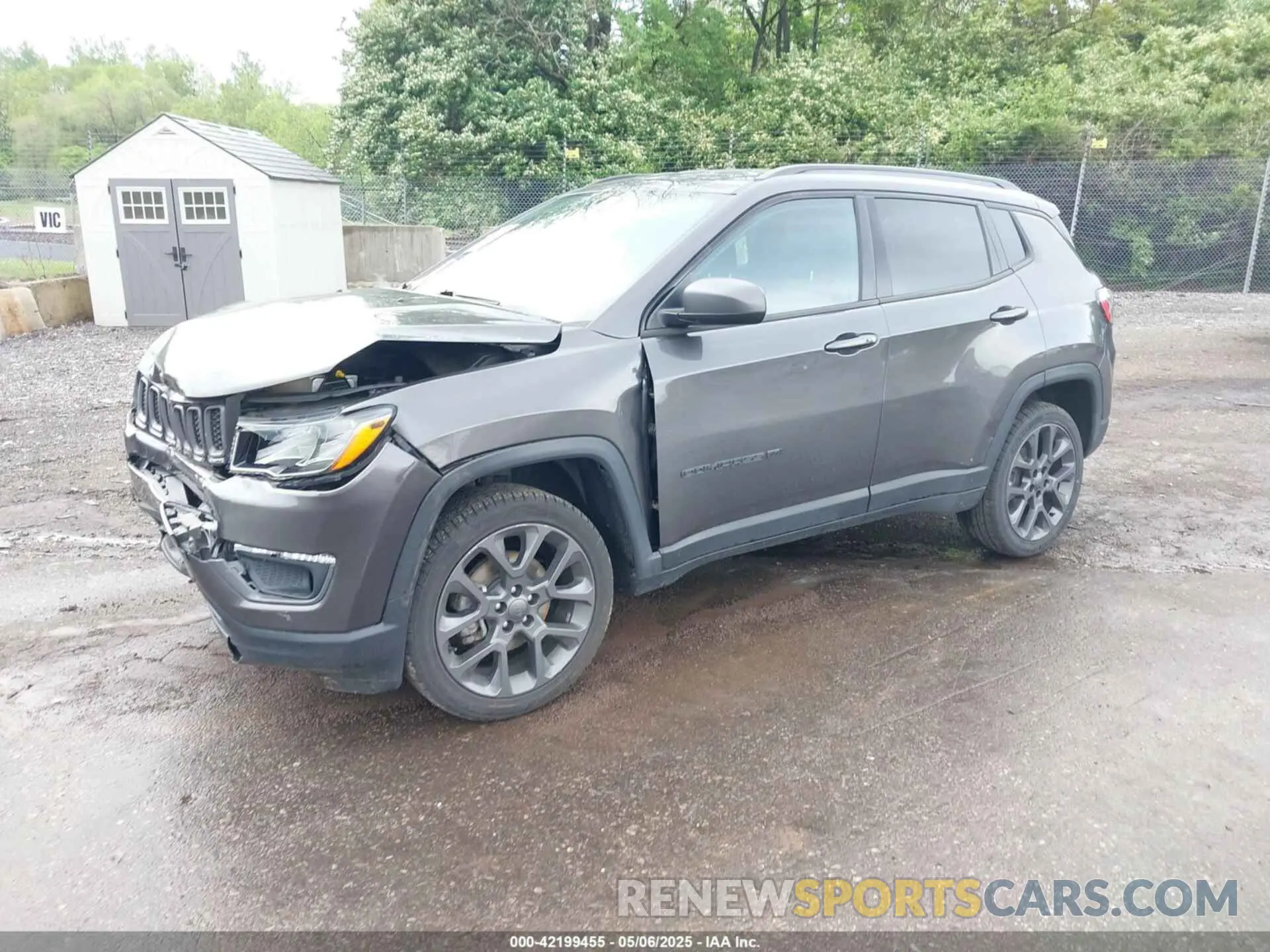 2 Photograph of a damaged car 3C4NJDEB8MT570616 JEEP COMPASS 2021