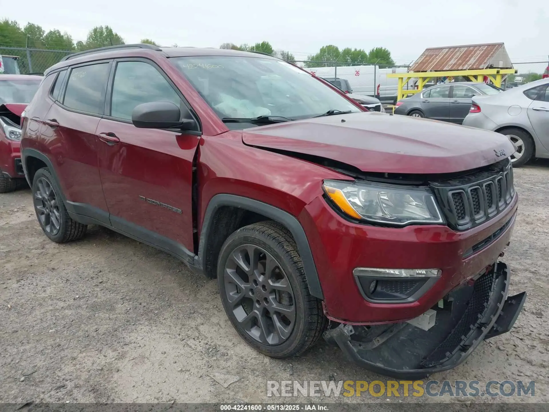 1 Photograph of a damaged car 3C4NJDEB9MT551945 JEEP COMPASS 2021