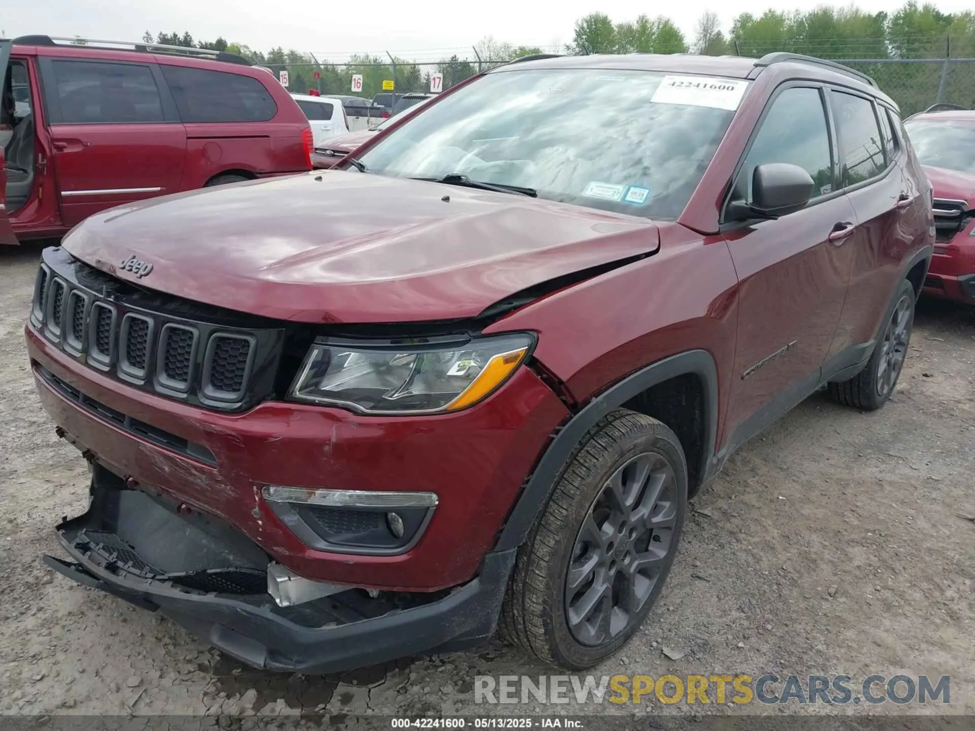 18 Photograph of a damaged car 3C4NJDEB9MT551945 JEEP COMPASS 2021