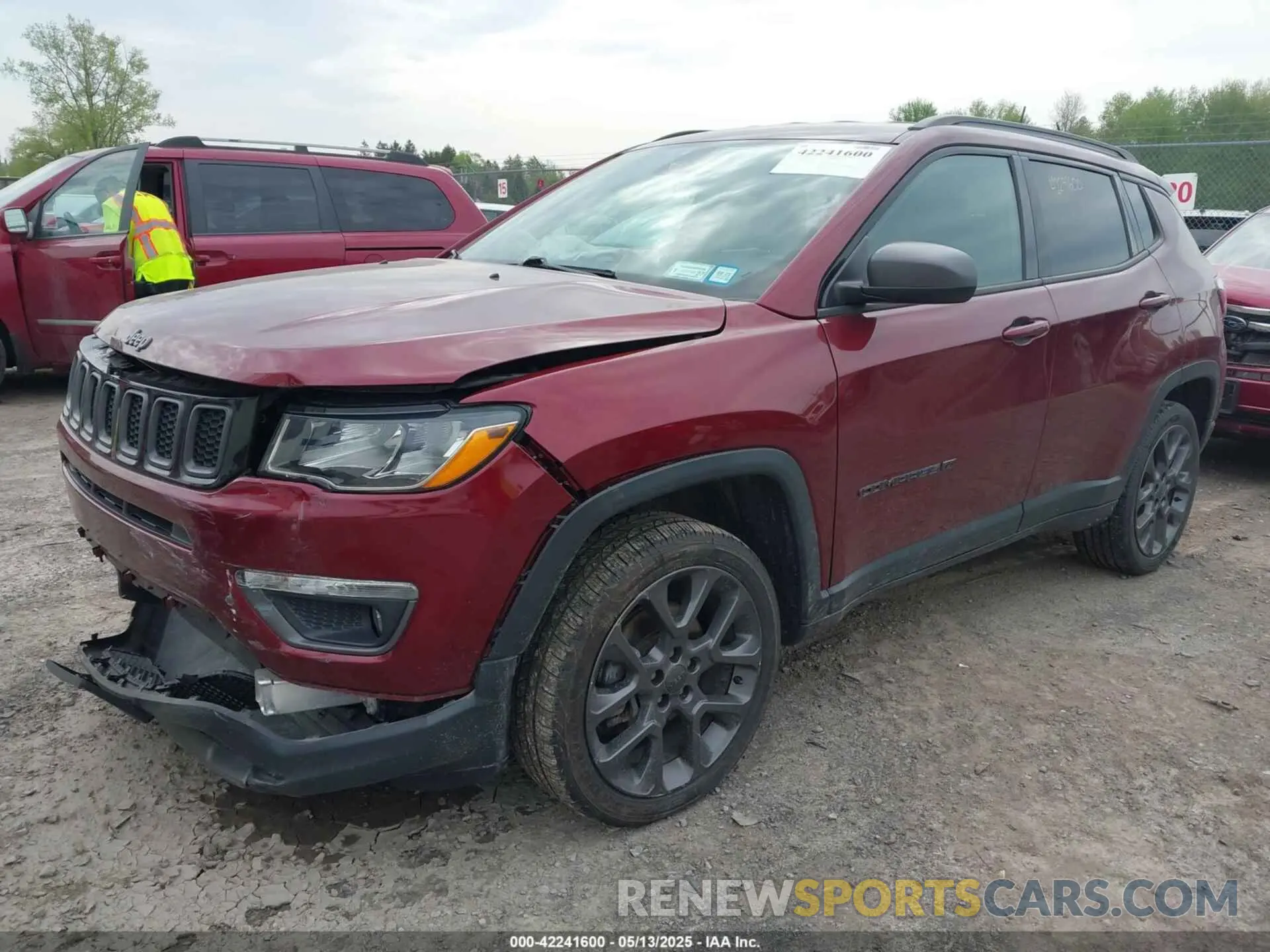 2 Photograph of a damaged car 3C4NJDEB9MT551945 JEEP COMPASS 2021
