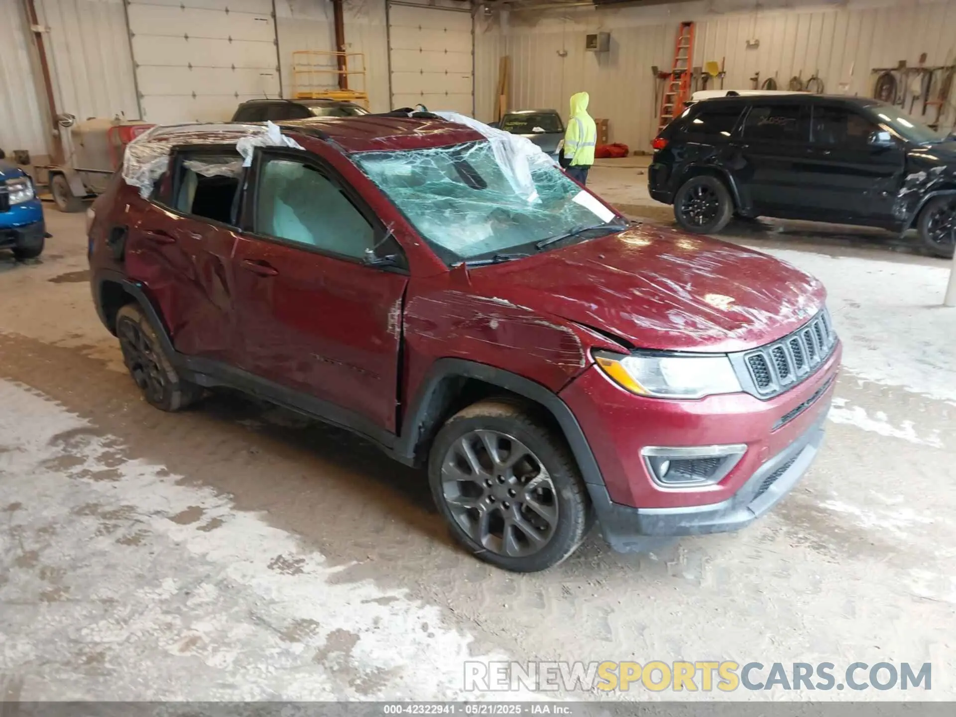 1 Photograph of a damaged car 3C4NJDEBXMT529078 JEEP COMPASS 2021