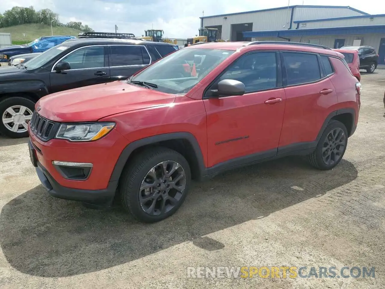 1 Photograph of a damaged car 3C4NJDEBXMT532899 JEEP COMPASS 2021