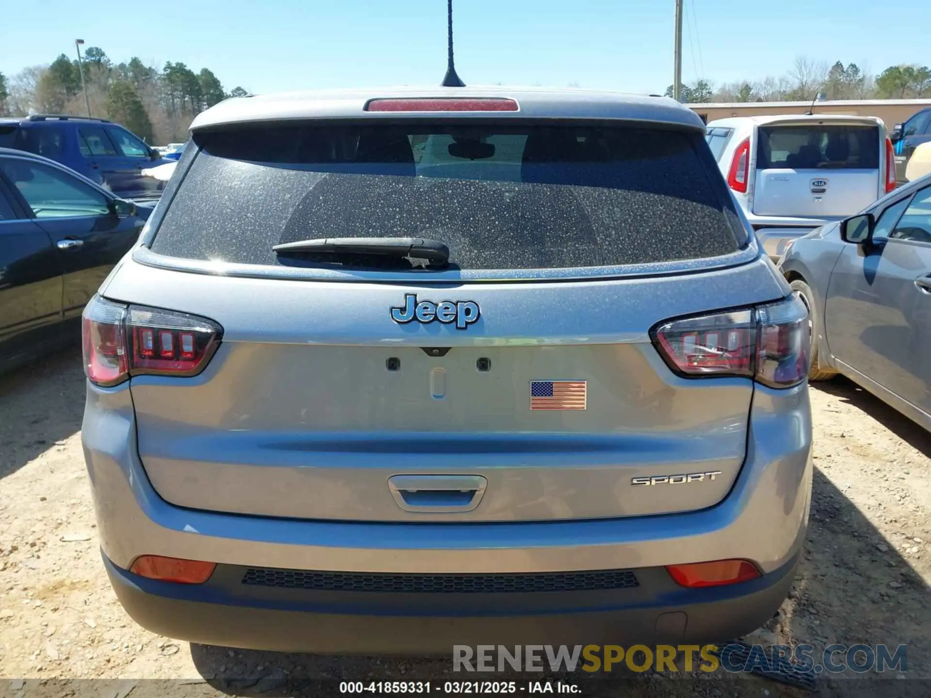 16 Photograph of a damaged car 3C4NJCAB7NT217818 JEEP COMPASS 2022