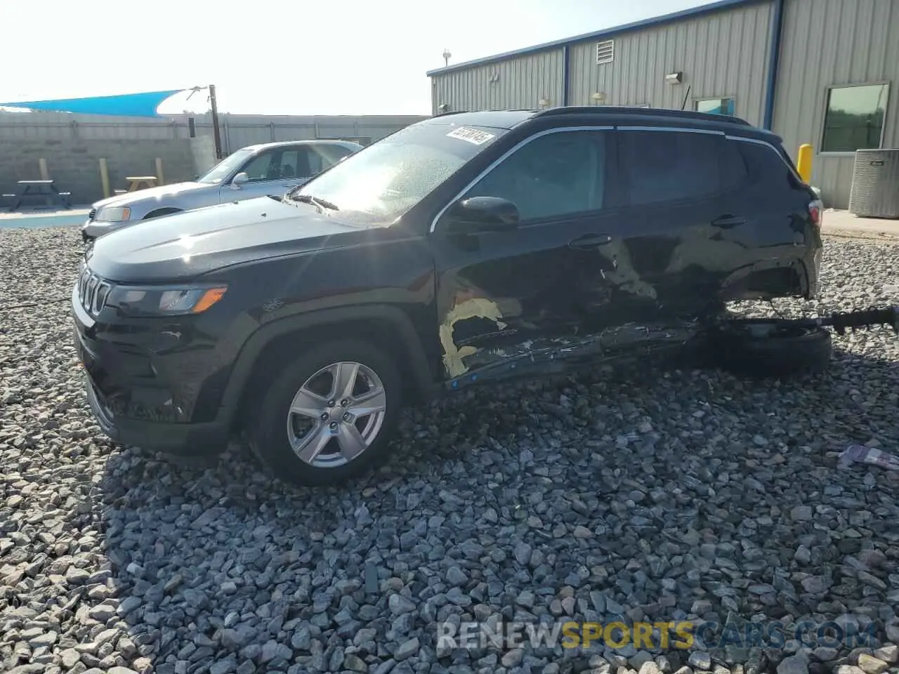 1 Photograph of a damaged car 3C4NJCBB0NT139851 JEEP COMPASS 2022