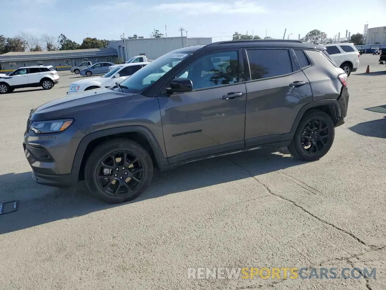 1 Photograph of a damaged car 3C4NJCBB0NT187625 JEEP COMPASS 2022