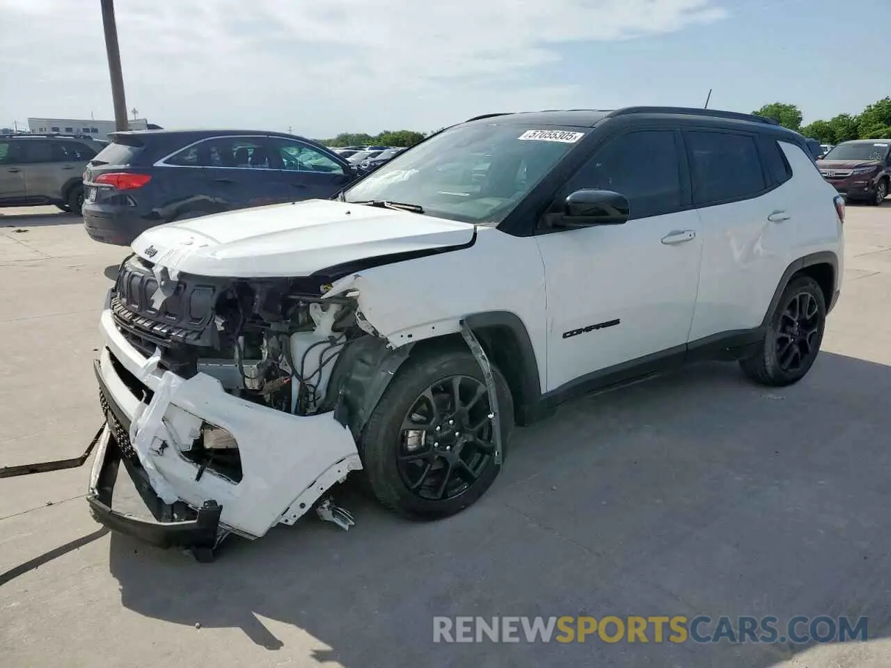 1 Photograph of a damaged car 3C4NJCBB0NT198415 JEEP COMPASS 2022