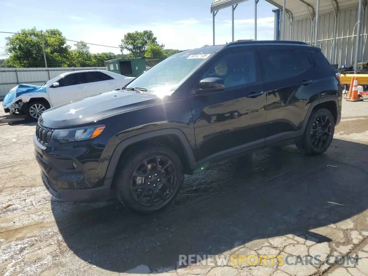 1 Photograph of a damaged car 3C4NJCBB0NT218131 JEEP COMPASS 2022