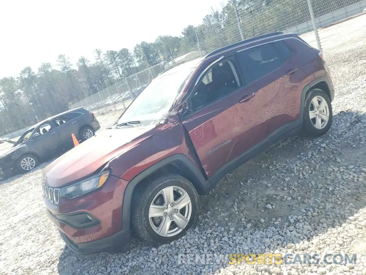 1 Photograph of a damaged car 3C4NJCBB2NT119391 JEEP COMPASS 2022