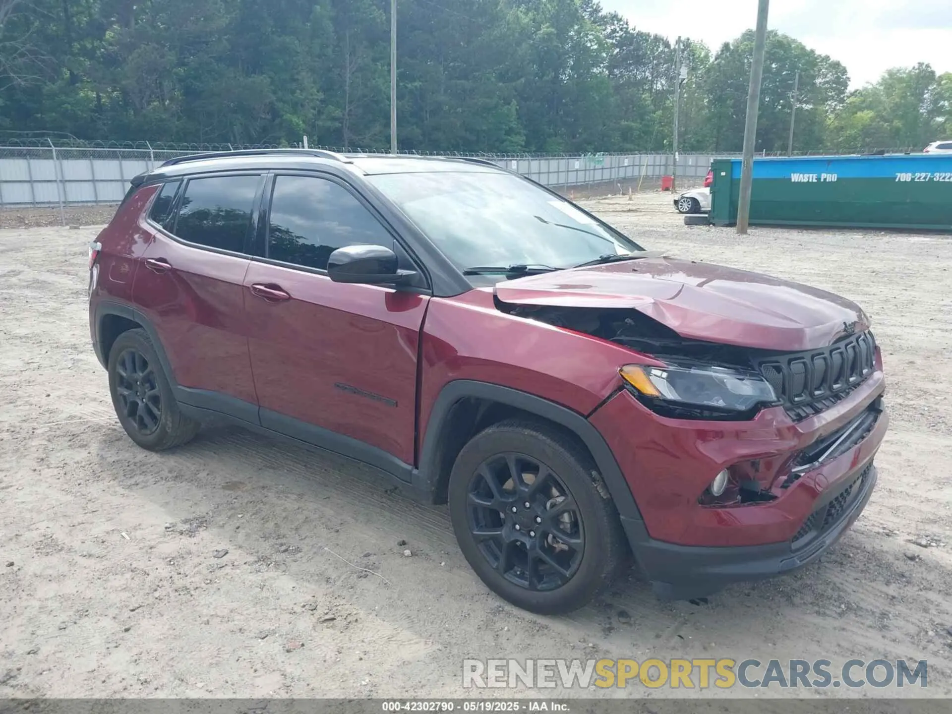 1 Photograph of a damaged car 3C4NJCBB2NT210970 JEEP COMPASS 2022