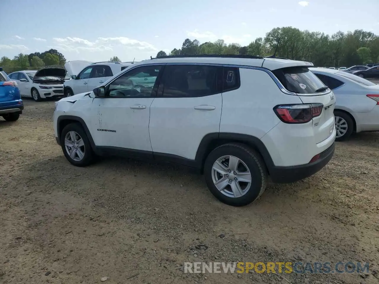 2 Photograph of a damaged car 3C4NJCBB2NT234332 JEEP COMPASS 2022