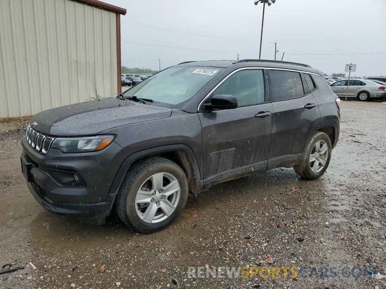 1 Photograph of a damaged car 3C4NJCBB4NT174893 JEEP COMPASS 2022