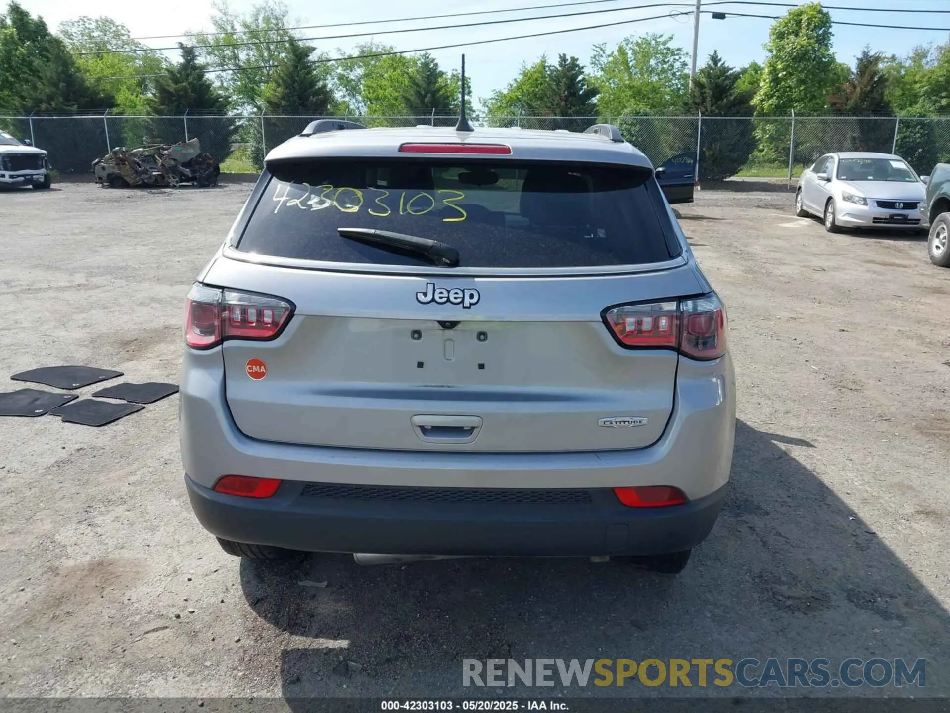 16 Photograph of a damaged car 3C4NJCBB6NT182719 JEEP COMPASS 2022