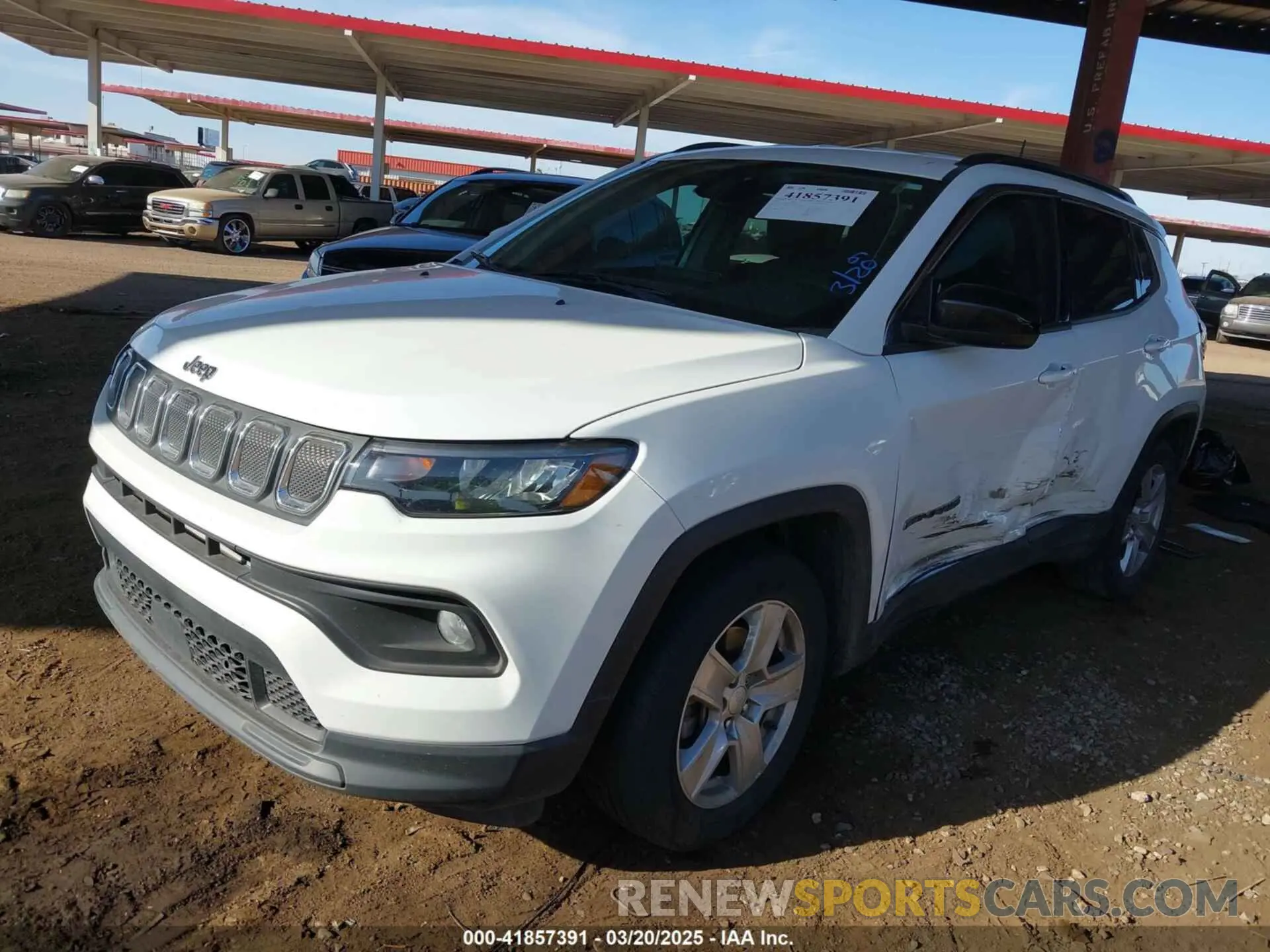 6 Photograph of a damaged car 3C4NJCBB6NT220062 JEEP COMPASS 2022