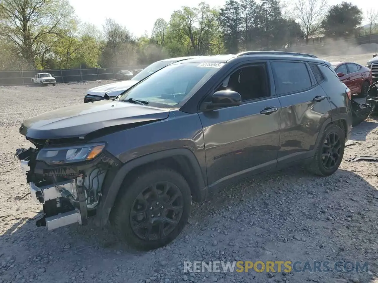 1 Photograph of a damaged car 3C4NJCBB8NT234318 JEEP COMPASS 2022