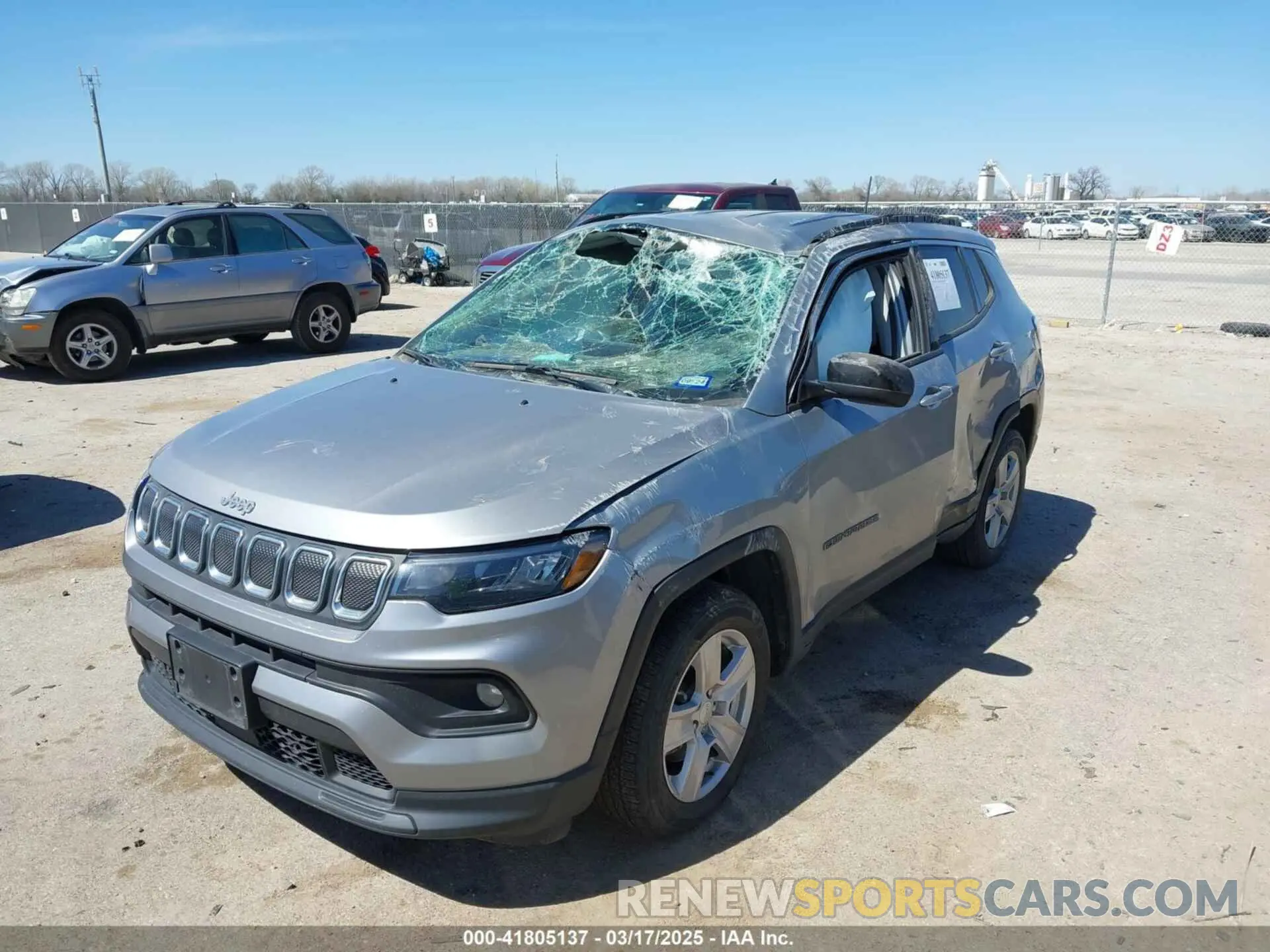 6 Photograph of a damaged car 3C4NJCBB9NT192421 JEEP COMPASS 2022
