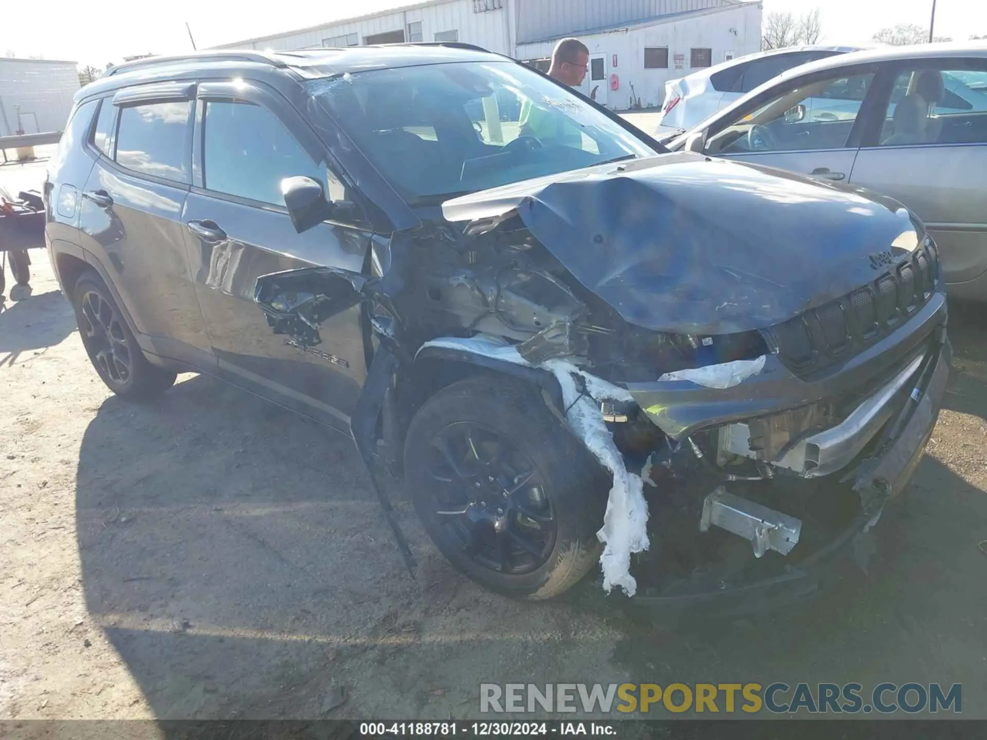 1 Photograph of a damaged car 3C4NJCBBXNT188054 JEEP COMPASS 2022