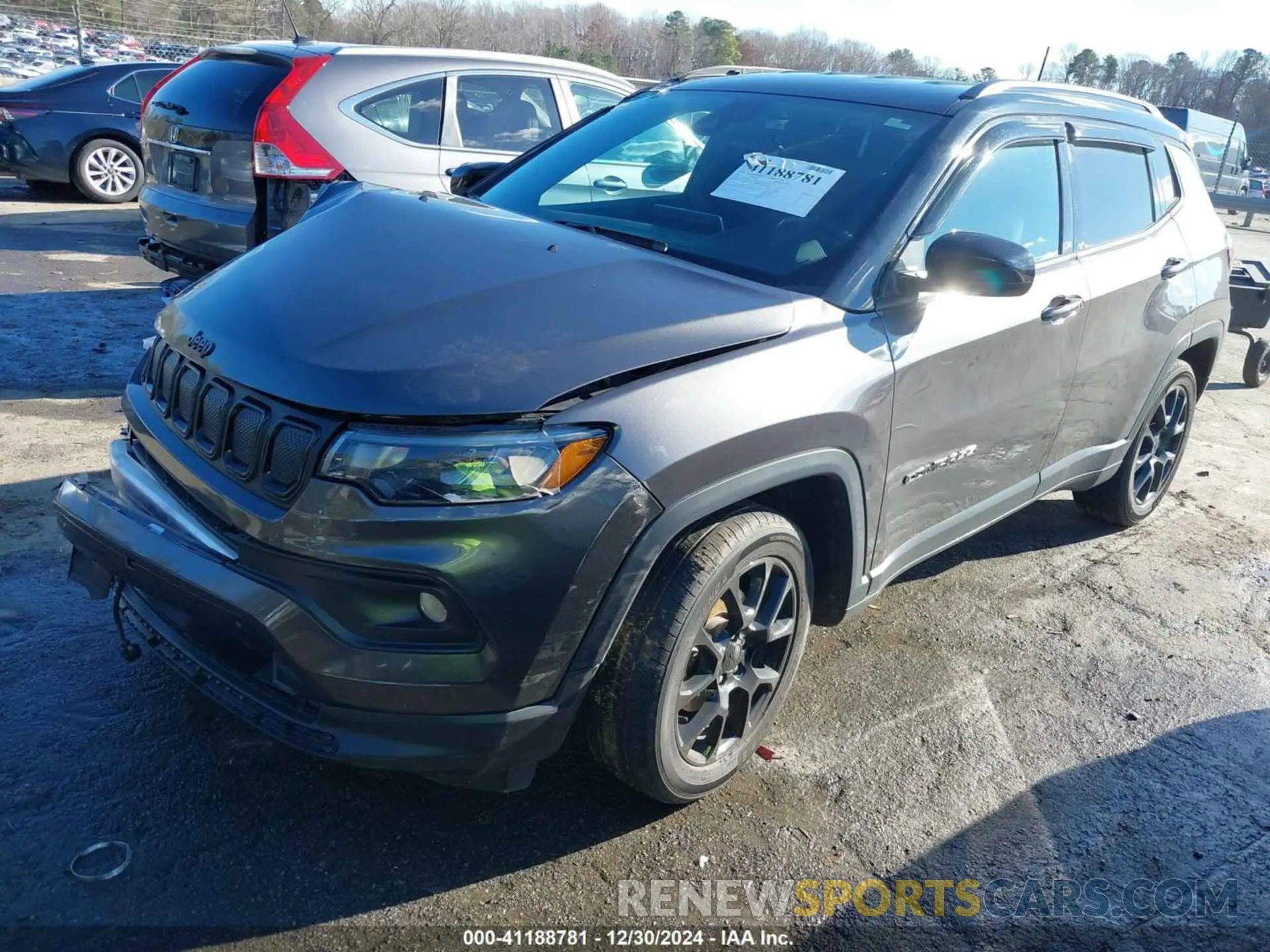 2 Photograph of a damaged car 3C4NJCBBXNT188054 JEEP COMPASS 2022
