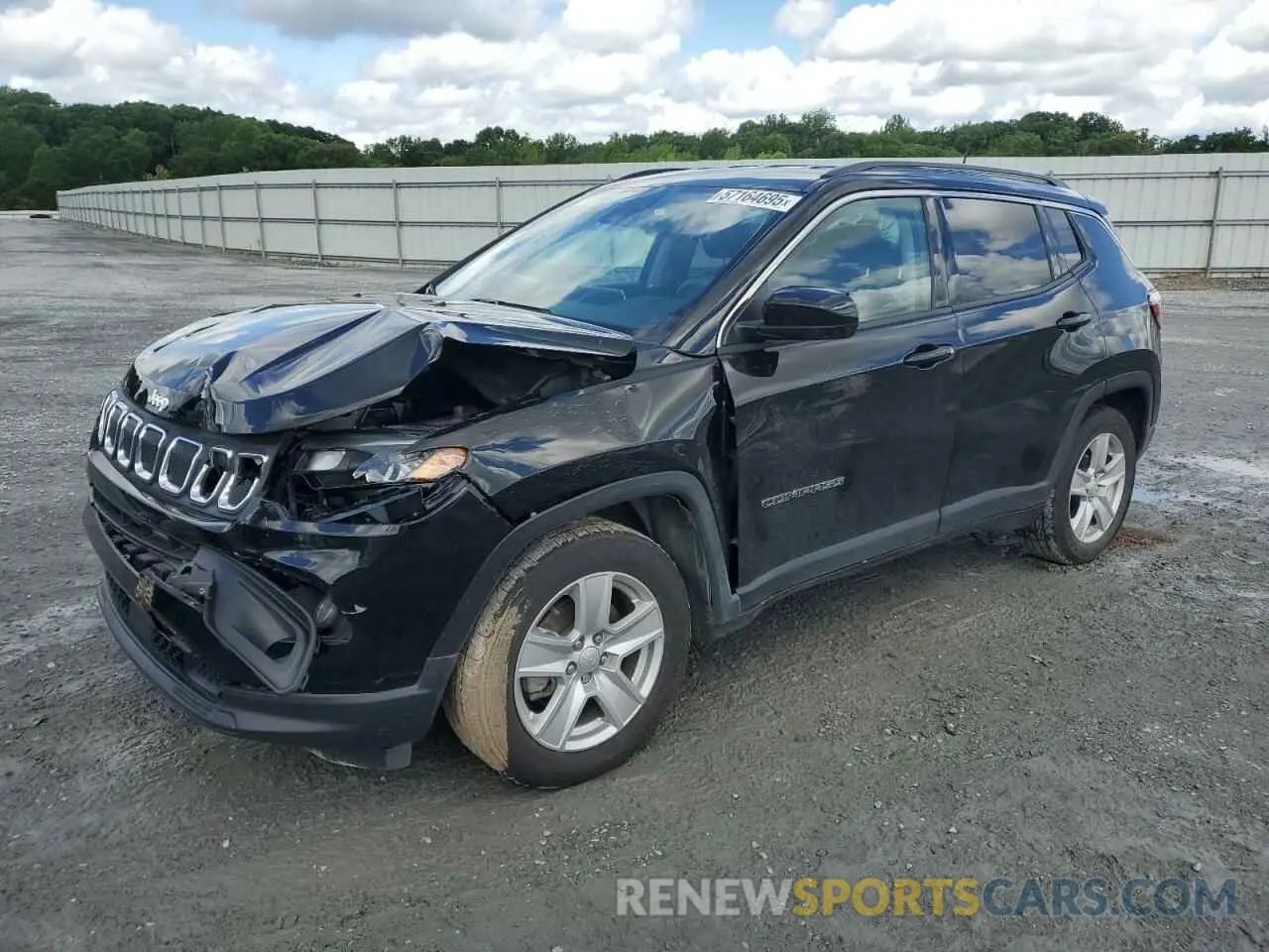 1 Photograph of a damaged car 3C4NJCBBXNT192492 JEEP COMPASS 2022