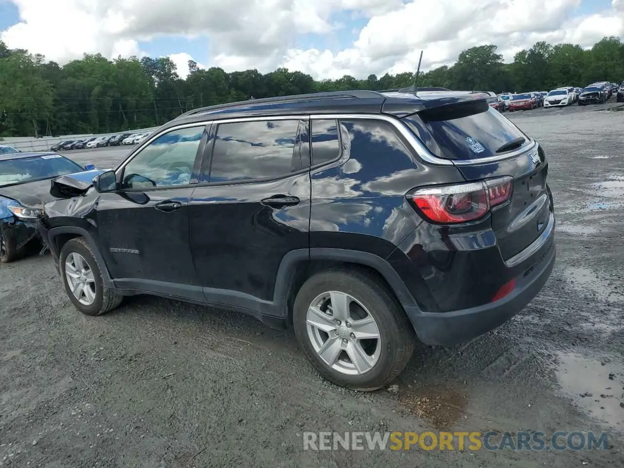 2 Photograph of a damaged car 3C4NJCBBXNT192492 JEEP COMPASS 2022