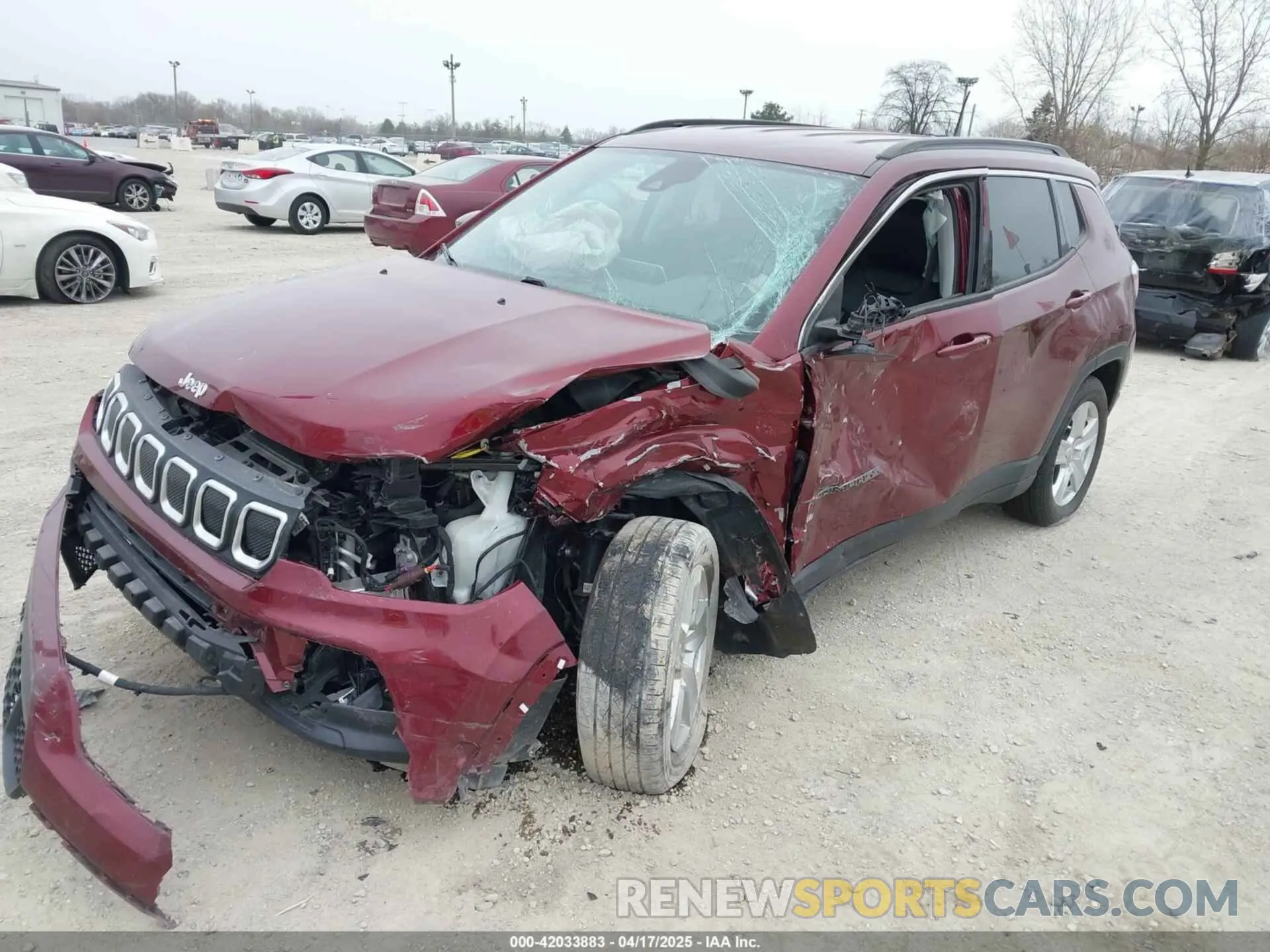 6 Photograph of a damaged car 3C4NJDBB1NT110087 JEEP COMPASS 2022