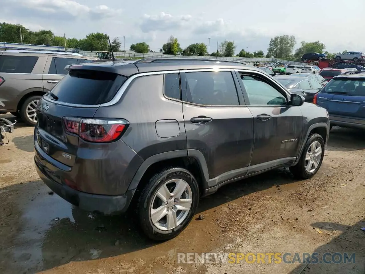 3 Photograph of a damaged car 3C4NJDBB1NT151285 JEEP COMPASS 2022