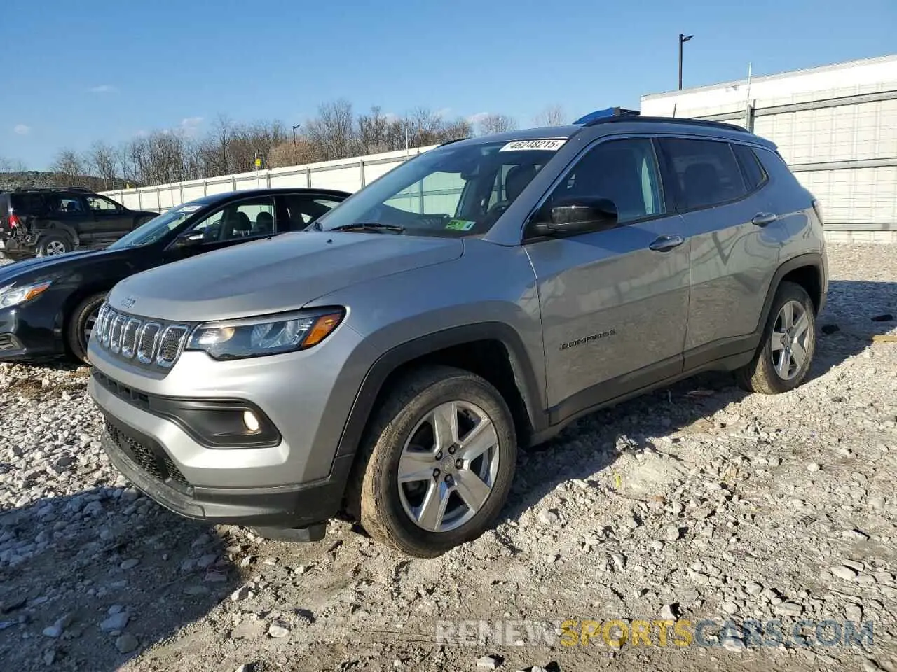 1 Photograph of a damaged car 3C4NJDBB1NT164487 JEEP COMPASS 2022