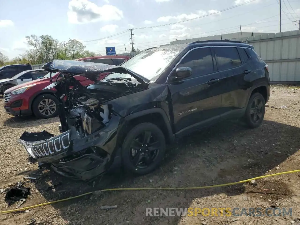 1 Photograph of a damaged car 3C4NJDBB1NT216149 JEEP COMPASS 2022