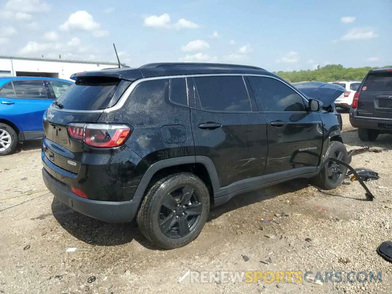 3 Photograph of a damaged car 3C4NJDBB1NT216149 JEEP COMPASS 2022