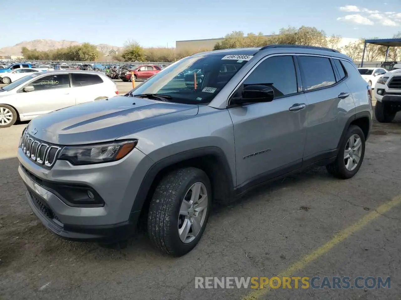 1 Photograph of a damaged car 3C4NJDBB2NT181394 JEEP COMPASS 2022