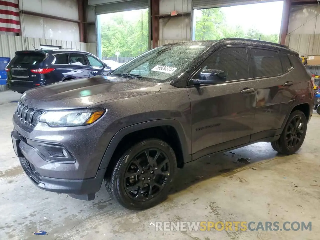 1 Photograph of a damaged car 3C4NJDBB2NT182013 JEEP COMPASS 2022