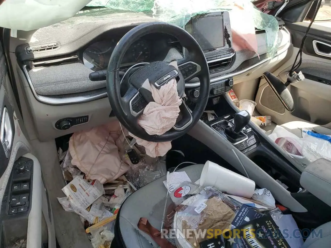 8 Photograph of a damaged car 3C4NJDBB3NT122001 JEEP COMPASS 2022