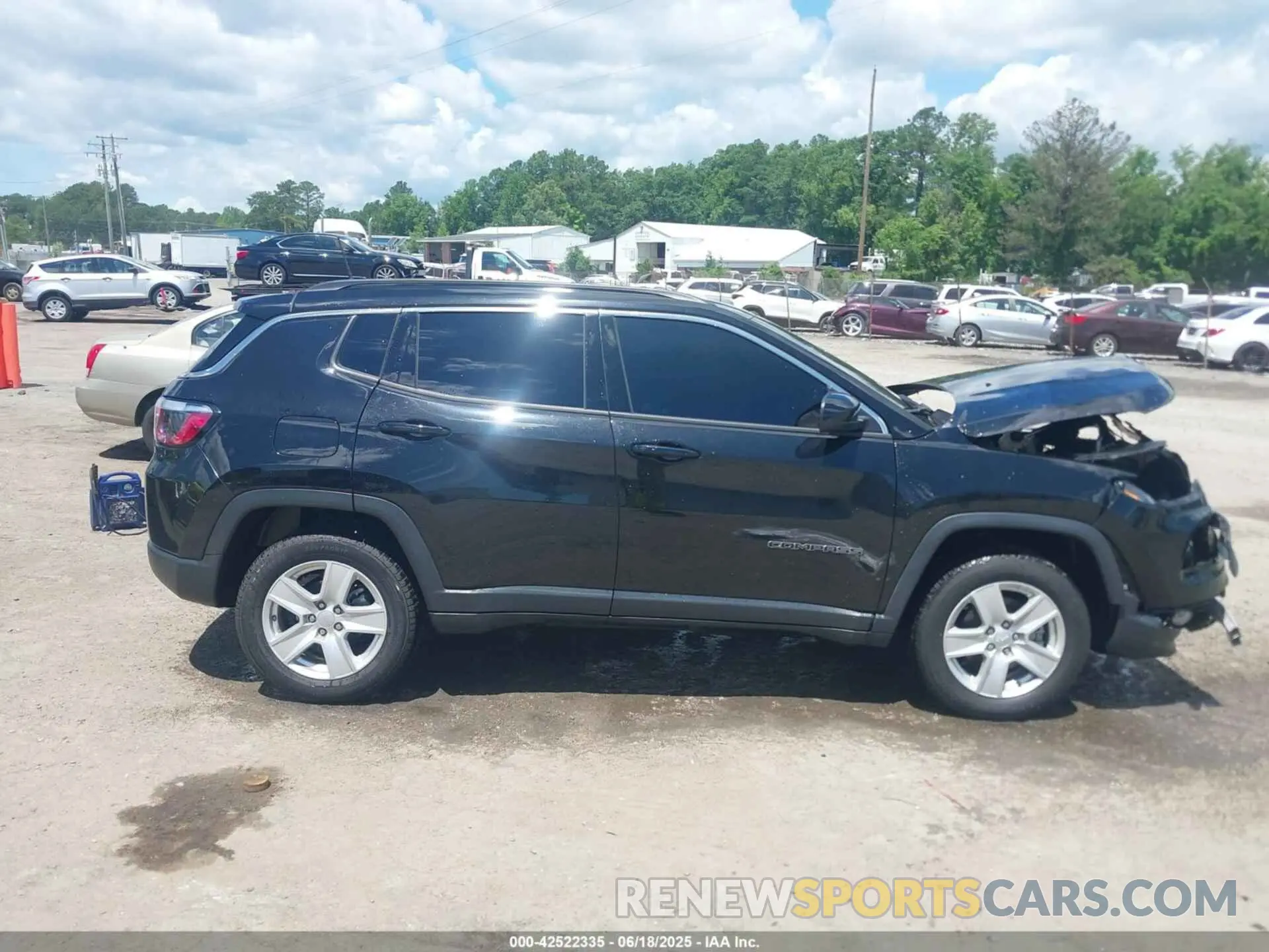 13 Photograph of a damaged car 3C4NJDBB3NT140305 JEEP COMPASS 2022